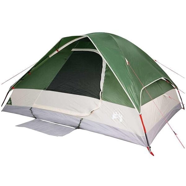 Tente dôme familiale 6 personnes - 34% de remise - Verte - 335 x 273 cm