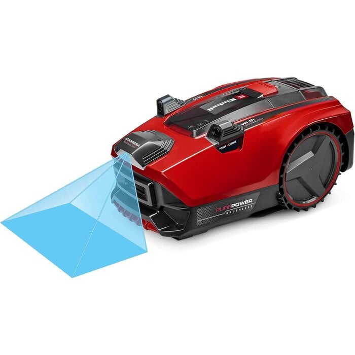 Robot tondeuse 600m² sans câble - Rood zwart - 35% de remise