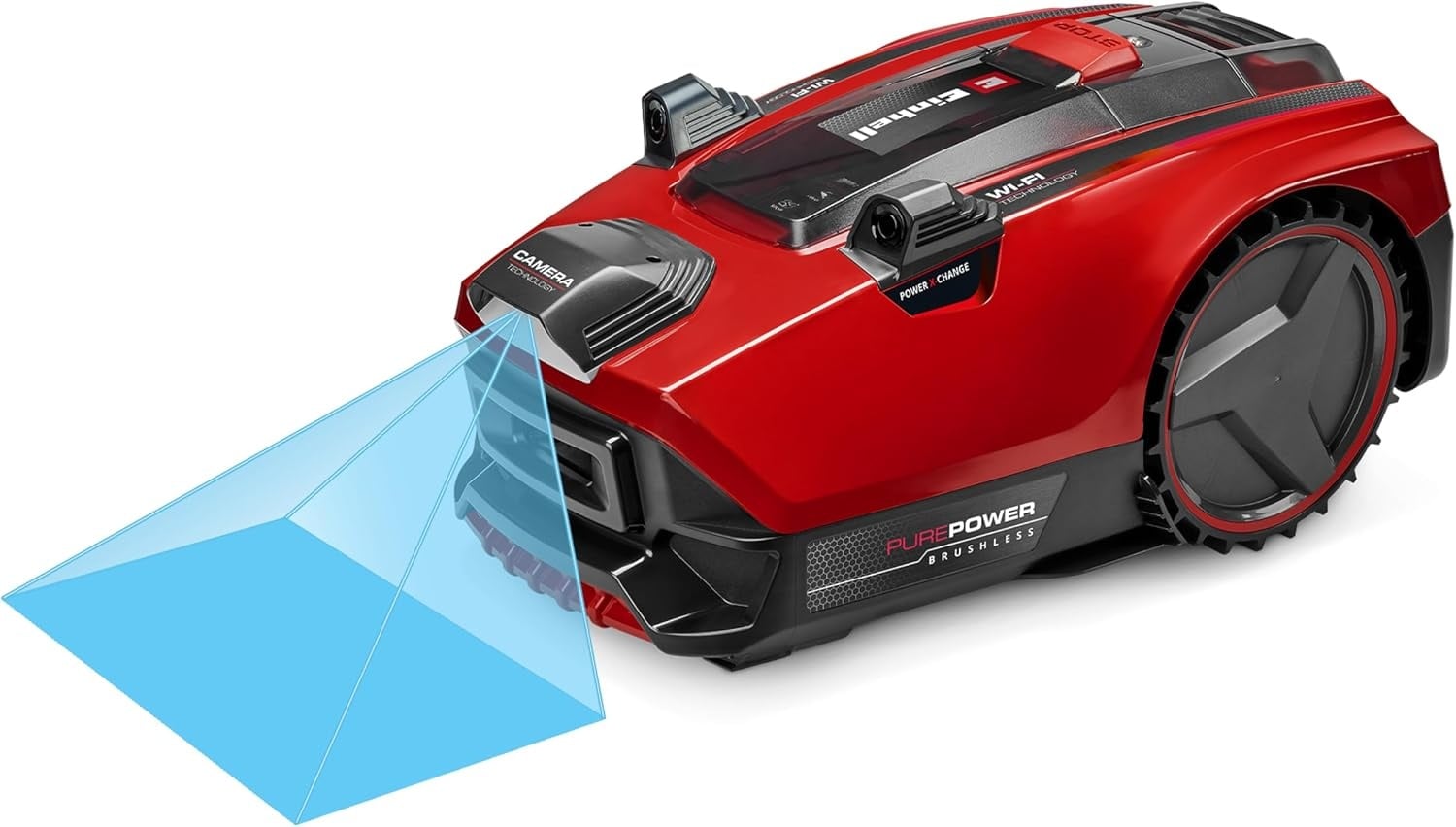 Robot tondeuse 600m² sans câble - Rood zwart - 35% de remise