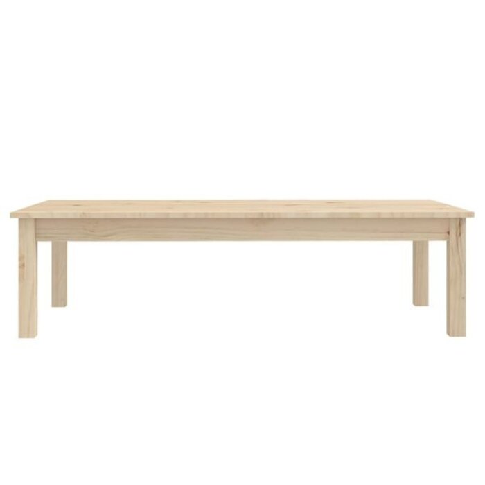 Table basse en bois de pin massif 110x50x30 cm - 34% de remise