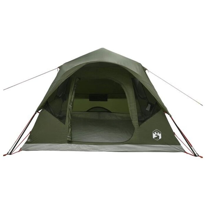 Tente de camping instantanée 305 x 275 cm - Vert olive - 30% de remise