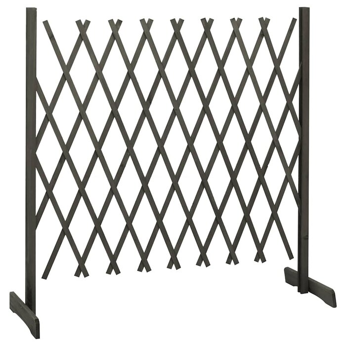 Trellis de jardin extensible en bois d'épicéa gris - 31% de remise