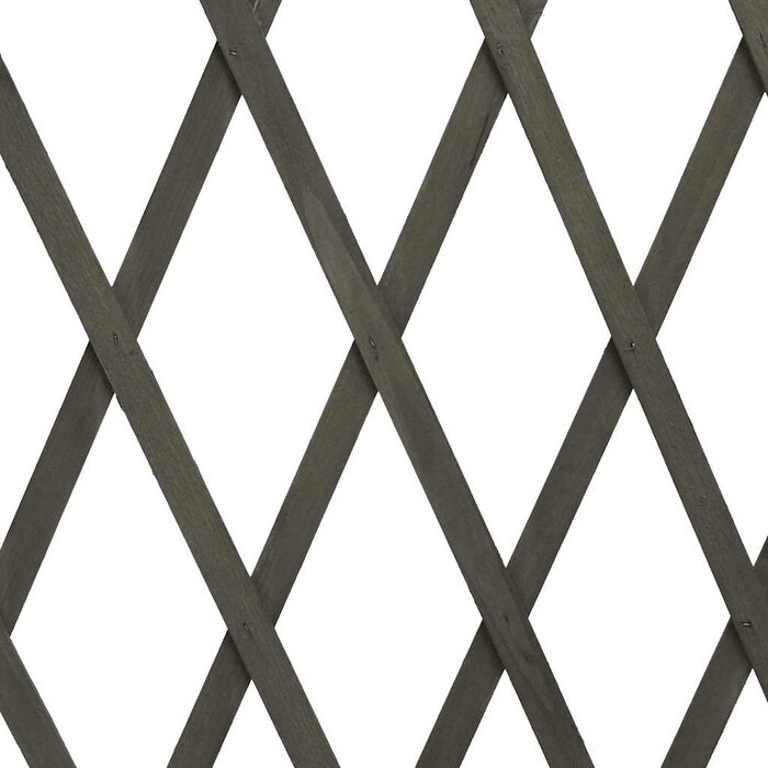 Trellis de jardin extensible en bois d'épicéa gris - 31% de remise