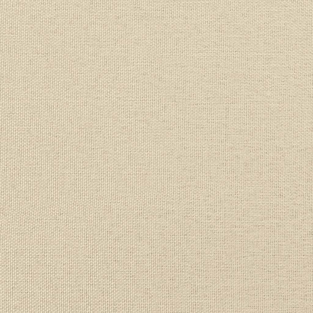 Cadre de lit Dover 180x200 cm - Tissu crème - 34% de remise
