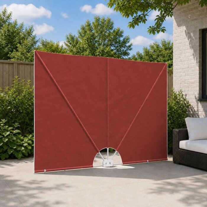 Pare-soleil pliable terrasse 240x160 cm terracotta - 33% de remise
