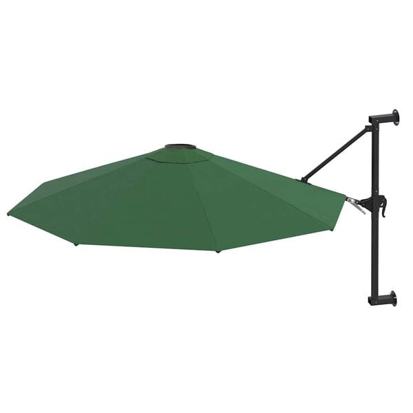 Parasol mural 300 cm vert - 34% de remise