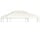 Toile de remplacement tonnelle 3x4 m - Blanc crème - 34% de remise