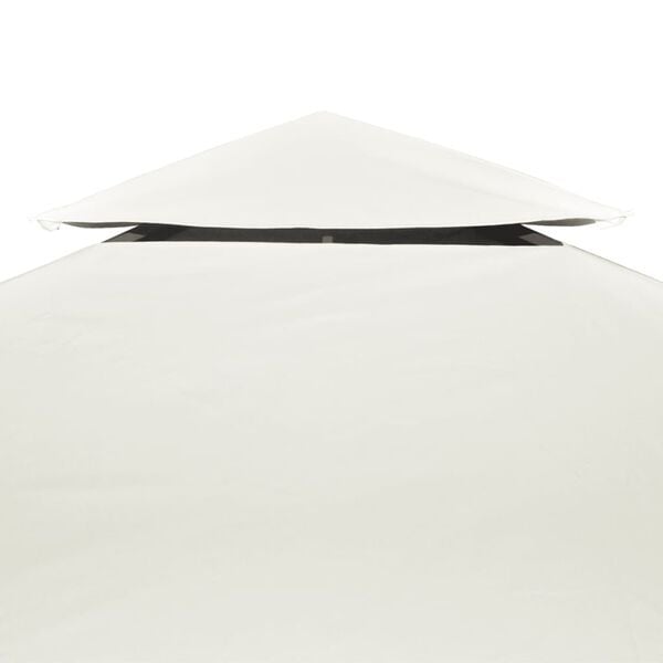 Toile de remplacement tonnelle 3x4 m - Blanc crème - 34% de remise