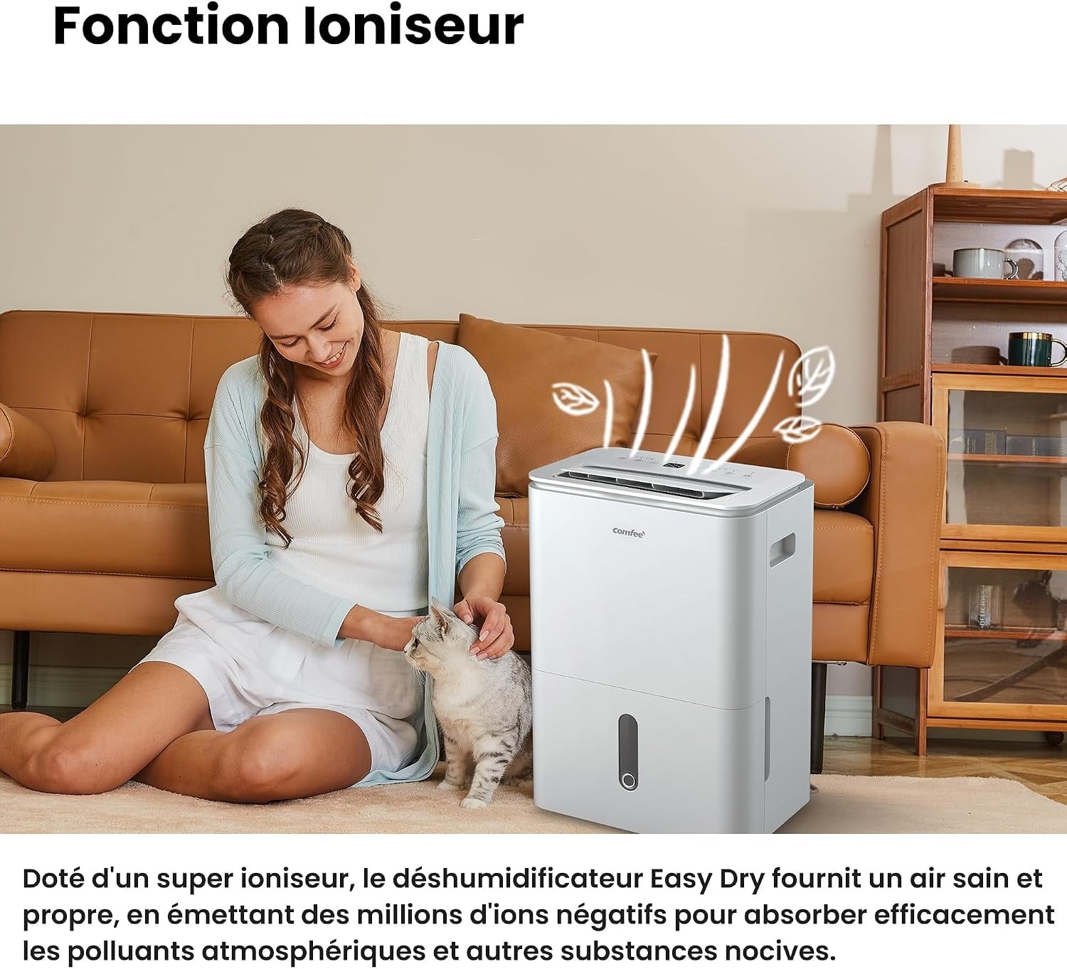 Déshumidificateur 20L 40 m² Blanc L - Déballé - 35% de remise