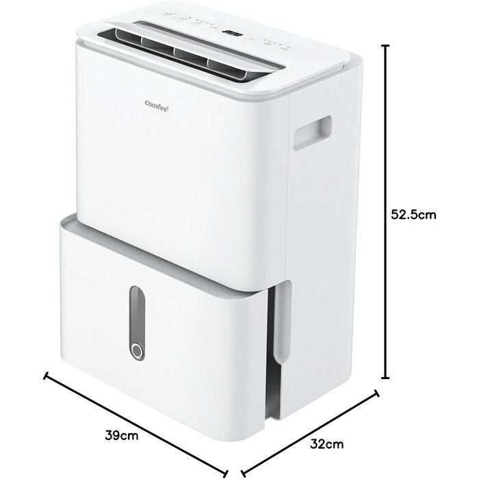 Déshumidificateur 20L 40 m² Blanc L - Déballé - 35% de remise