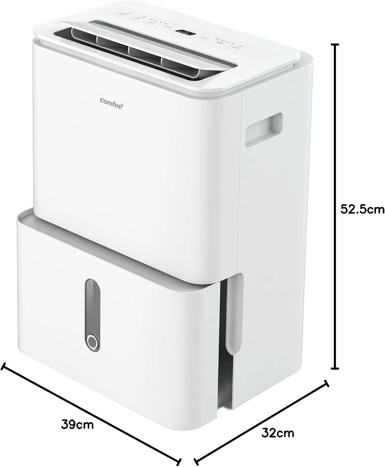 Déshumidificateur 20L 40 m² Blanc L - Déballé - 35% de remise