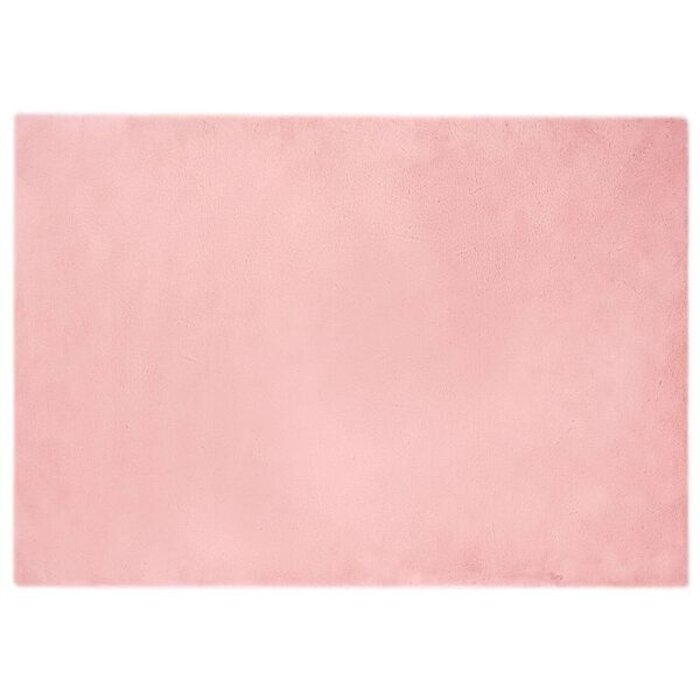 Tapis en Fausse Fourrure de Lapin Rose 160x230 cm - 33% de remise