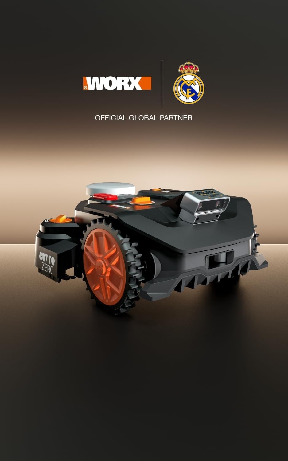 Robot tondeuse 600m² - Noir/Orange - Taille L - 35% de remise