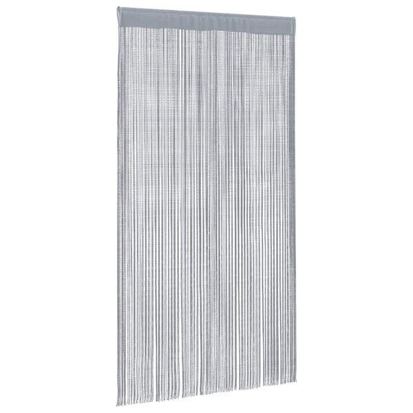 Lot de 2 rideaux à fils gris clair 140x250 cm - 30% de remise