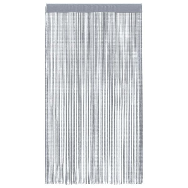 Lot de 2 rideaux à fils gris clair 140x250 cm - 30% de remise