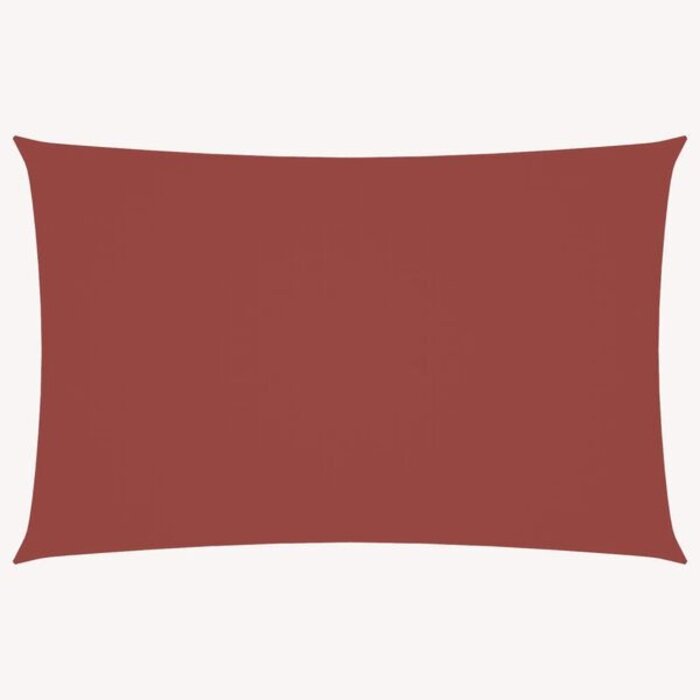 Voile d'ombrage rectangulaire 6 x 8 m Terracotta - 34% de remise