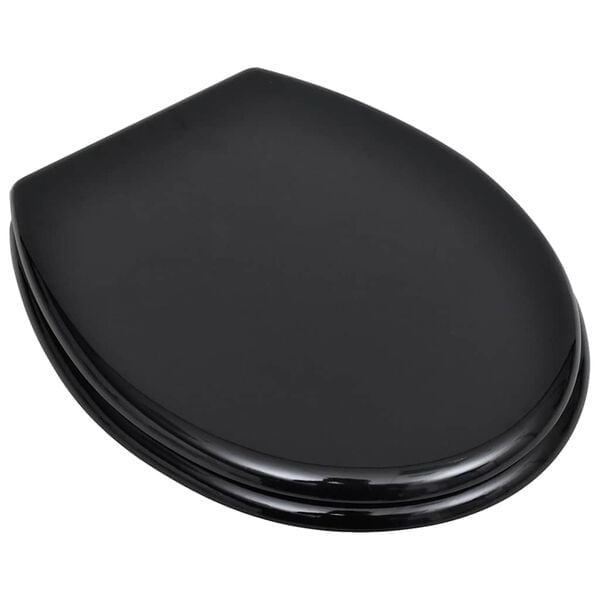 Abattant WC universel en MDF noir - 31% de remise