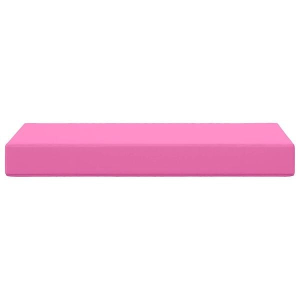 Coussin d'assise extérieur rose 80x40cm - 32% de remise