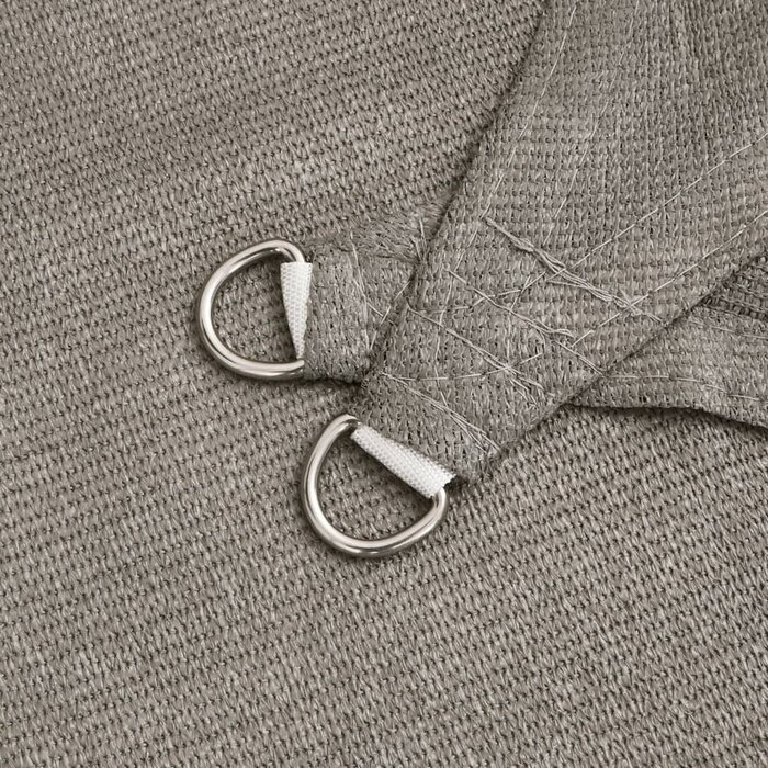 Voile d'ombrage rectangulaire 3,5x4,5 m Gris Clair - 32% de remise