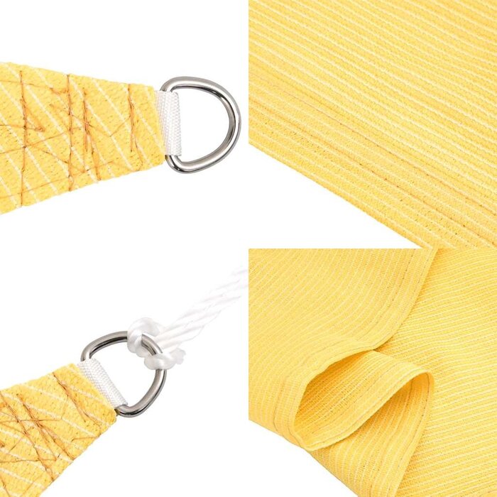 Voile d'ombrage carré 2,5 x 2,5 m Beige - 26% de remise
