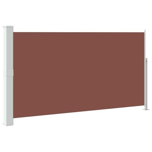 Paravent rétractable pour jardin 160x300 cm marron - 34% de remise