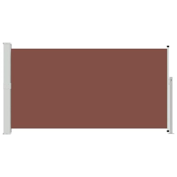 Paravent rétractable pour jardin 160x300 cm marron - 34% de remise