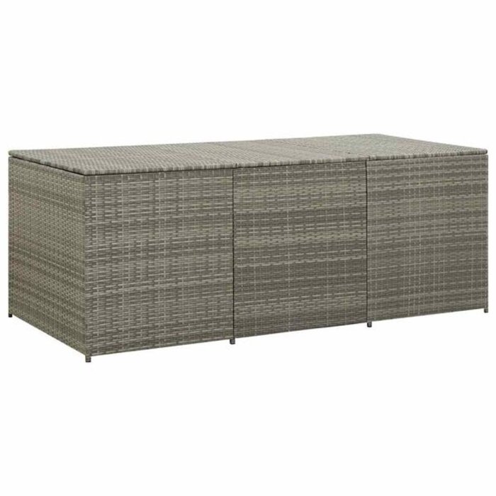 Coffre de jardin gris 180x90x70cm - 35% de remise