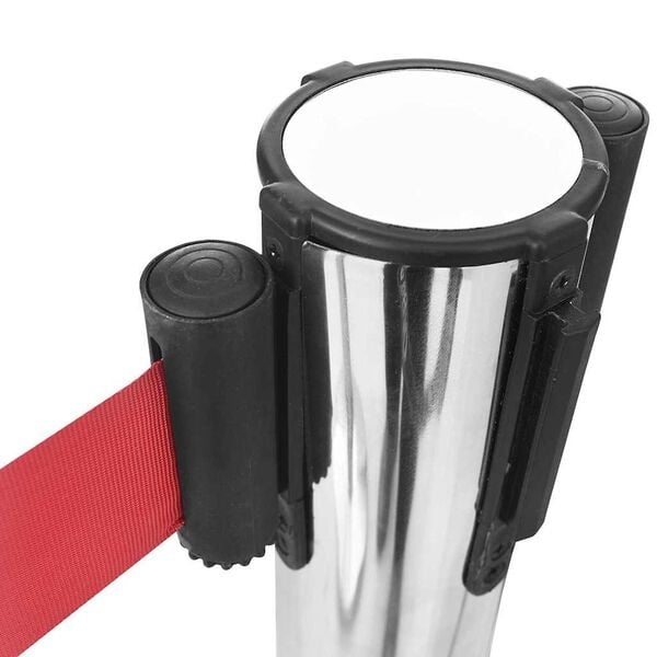 Lot de 4 potelets de guidage inox à sangle - 35% de remise