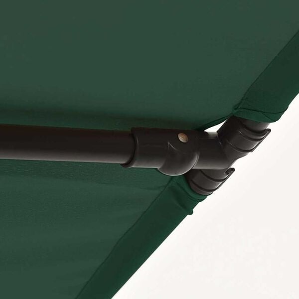 Parasol rectangulaire vert 200x150cm - 33% de remise - Déballé / Bon état