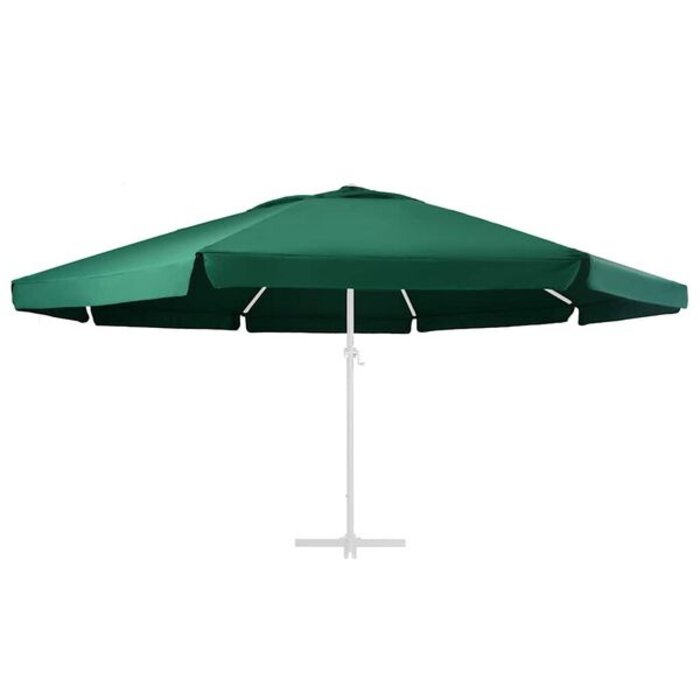 Toile de remplacement pour parasol 600 cm vert - 34% de remise