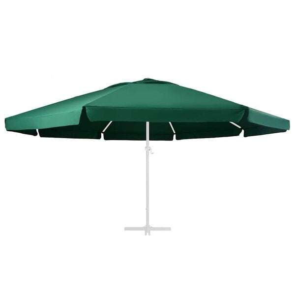 Toile de remplacement pour parasol 600 cm vert - 34% de remise