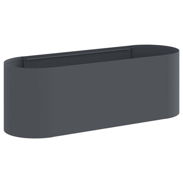 Jardinière surélevée en acier 120cm - Anthracite - 34% de remise