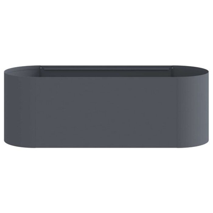Jardinière surélevée en acier 120cm - Anthracite - 34% de remise