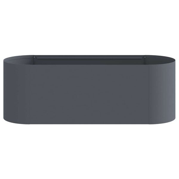 Jardinière surélevée en acier 120cm - Anthracite - 34% de remise