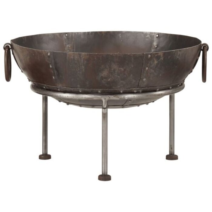 Brasero de jardin en fer 55 x 55 x 38 cm - 34% de remise