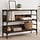 Console d'entrée style industriel chêne fumé 100cm - 33% de remise