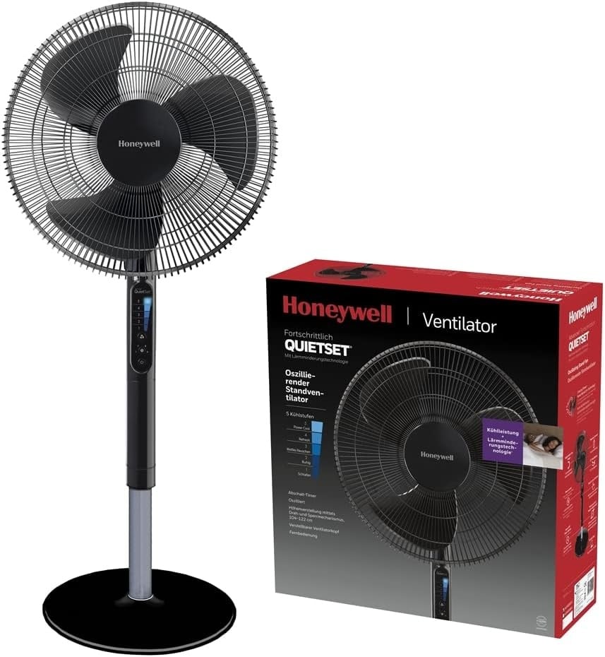 Ventilateur sur pied silencieux réglable - 34% de remise