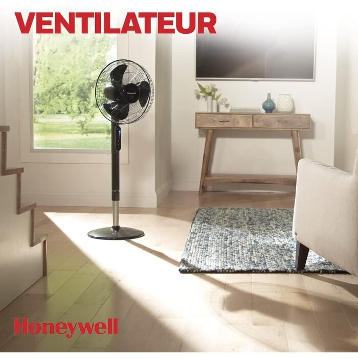 Ventilateur sur pied silencieux réglable - 34% de remise