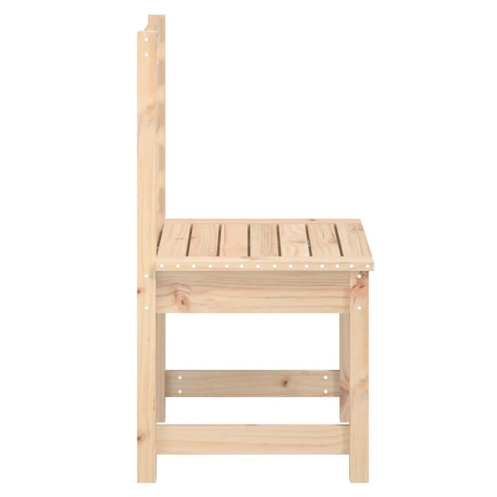 Lot de 2 chaises de jardin en pin massif - 34% de remise