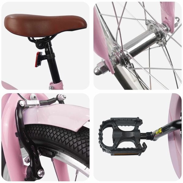 Vélo enfant 20 pouces rose - 6 à 11 ans - 35% de remise