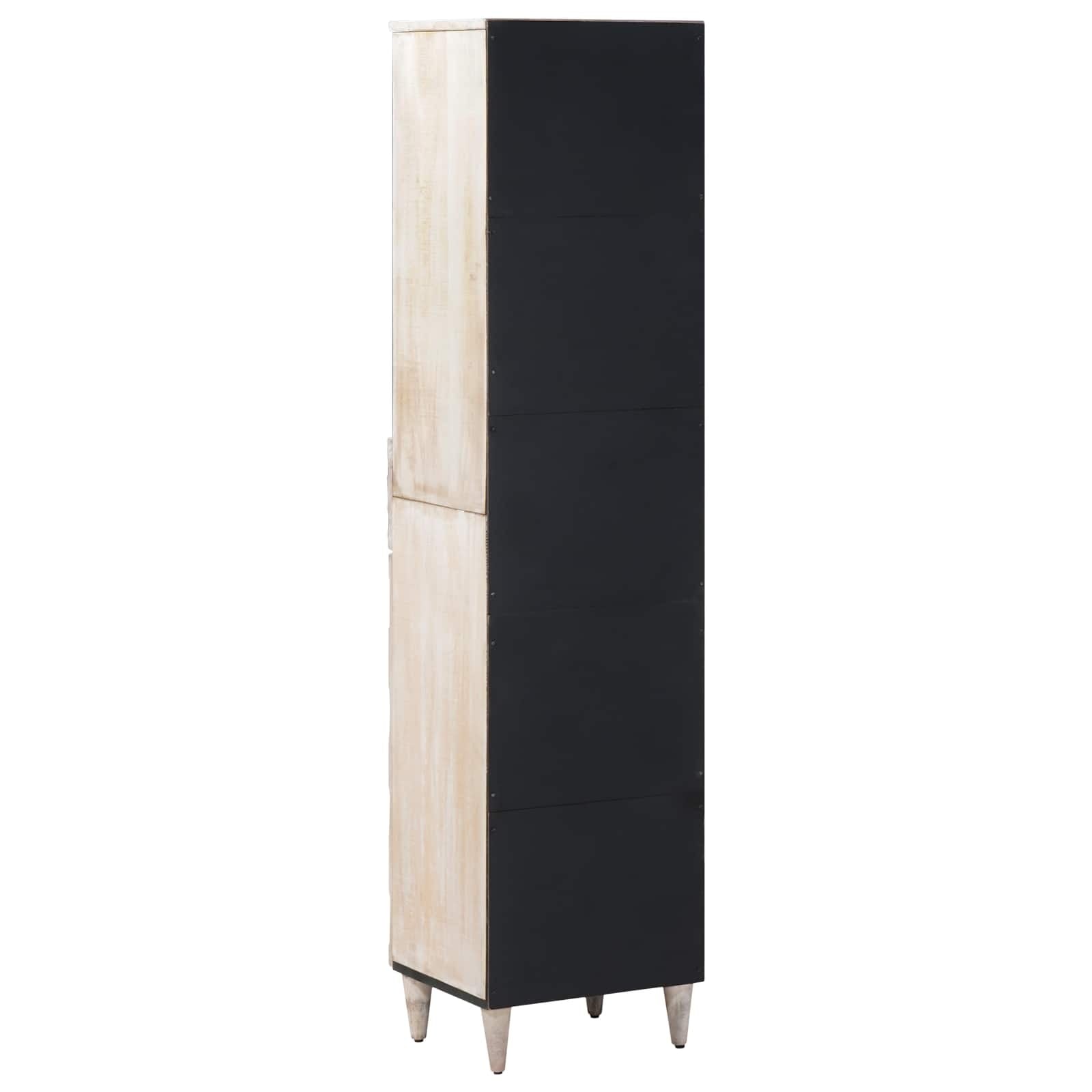 Meuble de salle de bain en bois de manguier 160 cm Blanc - 35% de remise