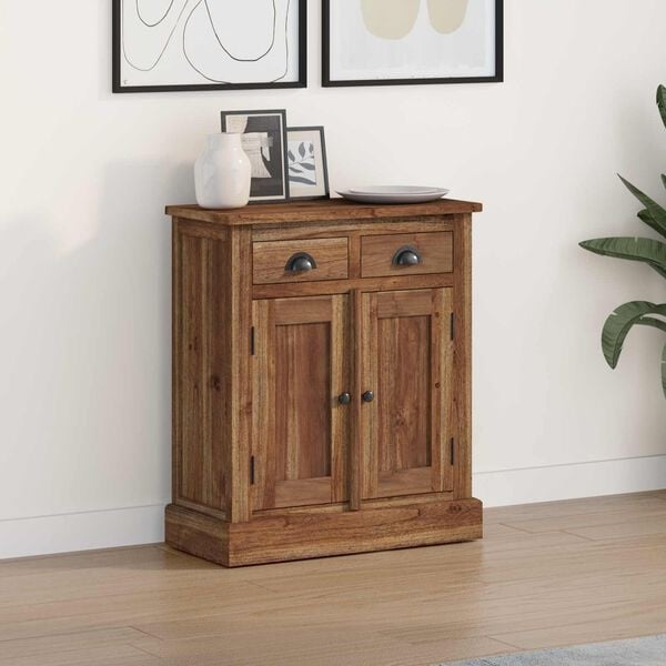 Meuble de rangement en teck massif 65x75cm - 35% de remise