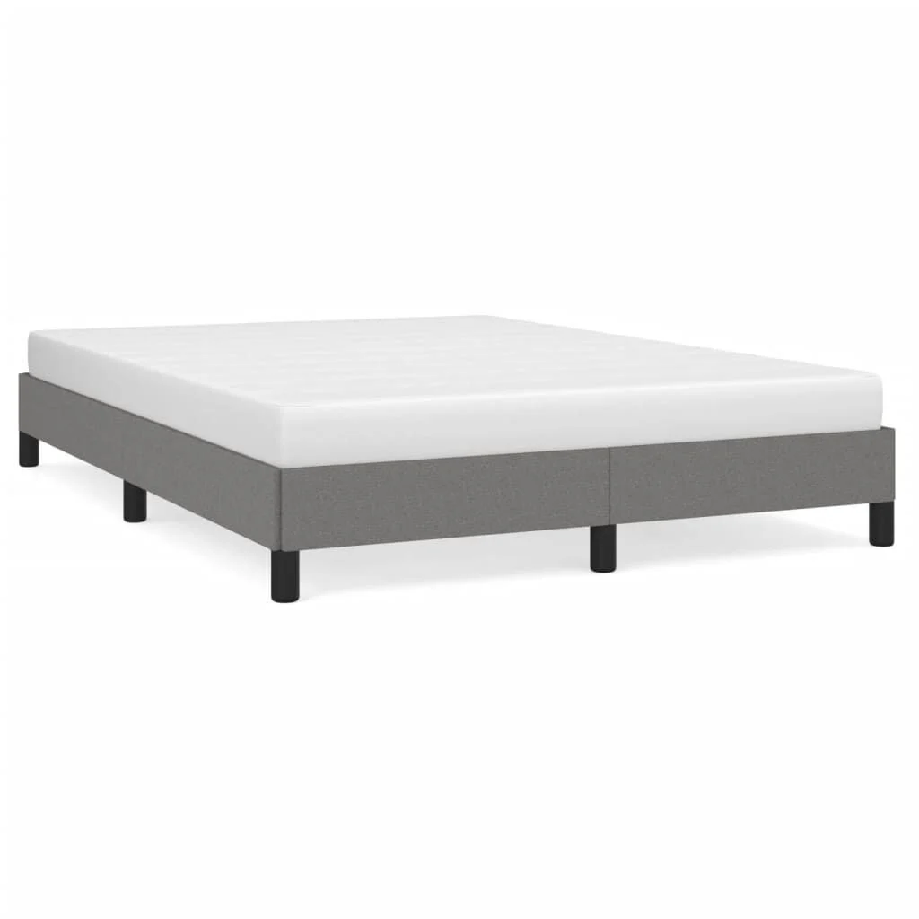 Cadre de lit 140x190 cm gris foncé - 34% de remise
