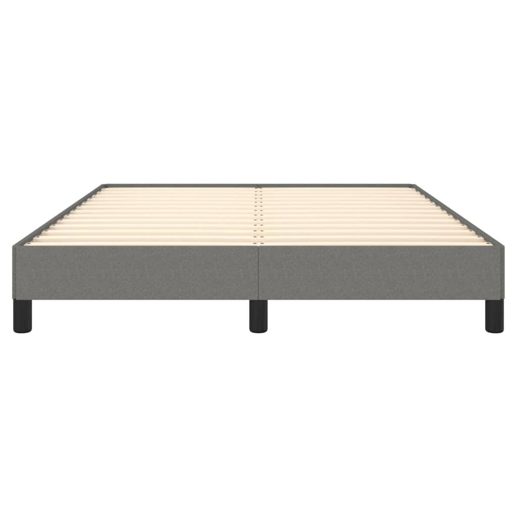 Cadre de lit 140x190 cm gris foncé - 34% de remise