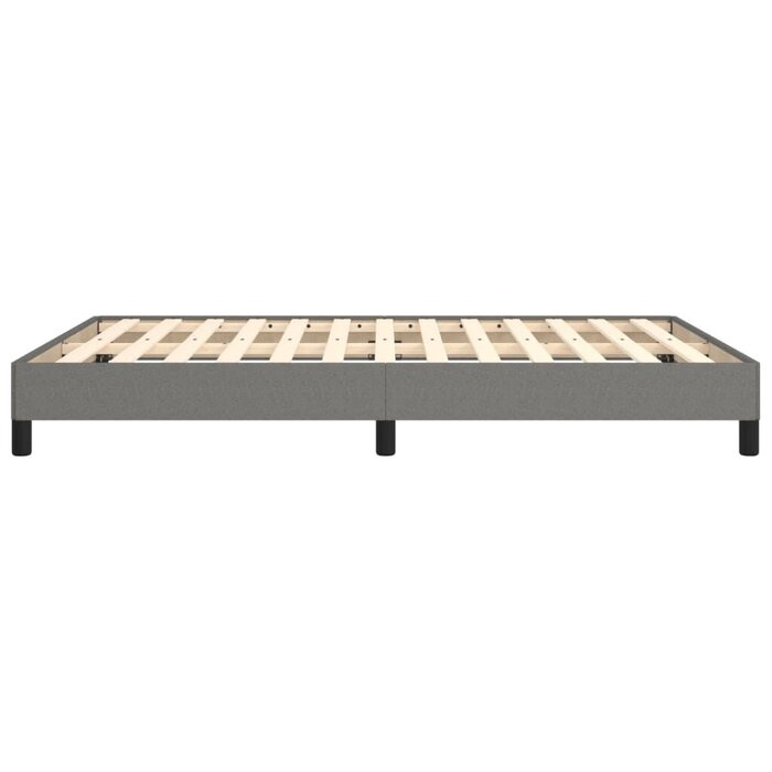 Cadre de lit 140x190 cm gris foncé - 34% de remise