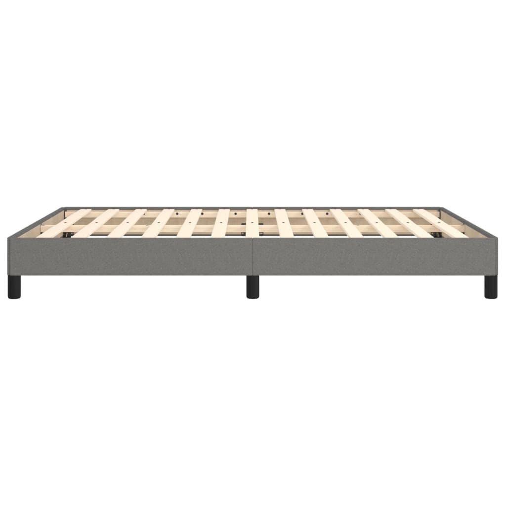 Cadre de lit 140x190 cm gris foncé - 34% de remise