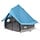 Tente Tipi 4 personnes 250x250cm Bleu - 34% de remise