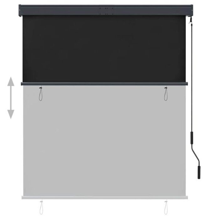 Store enrouleur extérieur 140x250 cm anthracite - 34% de remise