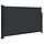 Paravent rétractable extérieur 120x600 cm - Noir - 34% de remise