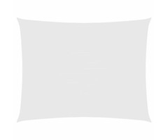 Vidaxl Voile d'ombrage rectangulaire 2,5x3,5m Blanche - 45% de remise